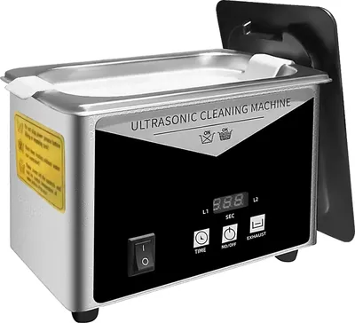 Obrázek produktu pro Ultrazvuková čistička, kapacita 800 ml, frekvence 40 kHz, výkon 30 W, LED displej, kompaktní design