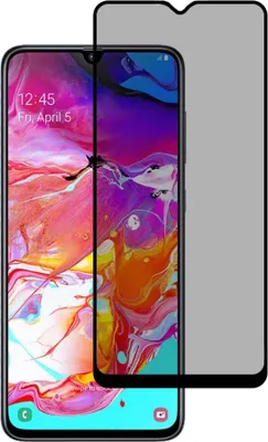 Obrázok produktu pre Smartphonica Privacy full cover pre Samsung Galaxy A70 ochrana obrazovky z tvrdeného skla so zaoblenými rohmi