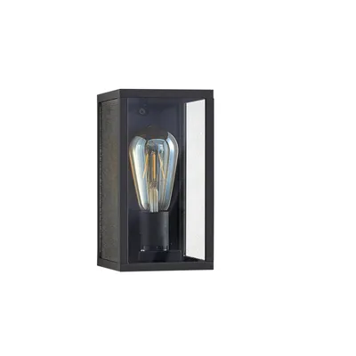 Produktbild von Lindby Außenwandlampe Filimon, anthrazit, 22 cm, IP44, E27