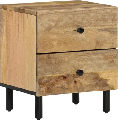 Obrázok produktu pre vidaXL Nočné stolíky 2 ks 40x33x46 cm z masívneho dreva mango