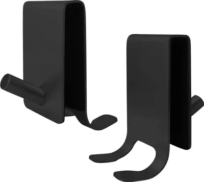Produktbild von Duschhaken 2-in-1, Handtuchhaken Set, Bad Küche, Ohne Bohren, Glaswand Haken, Praktisch & Stabil