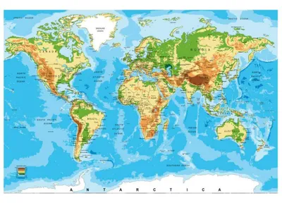 Zdjęcie produktu dla Fototapeta Dimex MS-5-0261 Mapa świata 375 x 250 cm