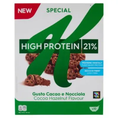 Immagine prodotto di Kellogg's Special K High Protein 21% 320 g Cereali Croccanti ad Alto Contenuto Proteico