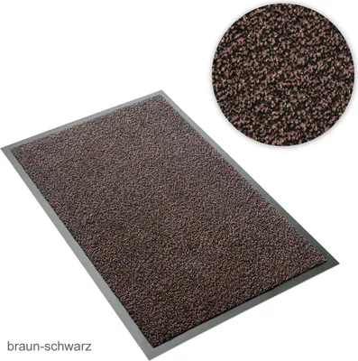 Produktbild von Schmutzfangmatte - Sauberlaufmatte terrabraun-schwarz meliert 120 x 180 cm