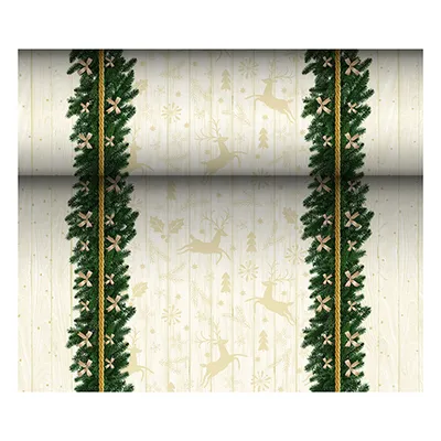 Produktbild von 6x PAPSTAR Tischläufer, stoffähnlich, Airlaid 24 m x 40 cm "Golden Star" | Unbekannte Einheit (1 Rollen)