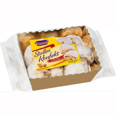 Zdjęcie produktu dla Wyroby cukiernicze KuchenMeister Stollen z marcepanowym środkiem 350g 13-pak