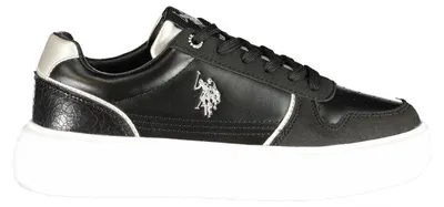 Produktbild von Damen Sneakers Schwarz: Stilvolle Sportschuhe mit Kontrastdetails
