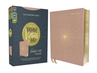 Produktbild von Niv, Radiant Virtues Bible: A Beautiful Word Collection, Cloth Over Board, Pink, Red Letter, Comfort Print