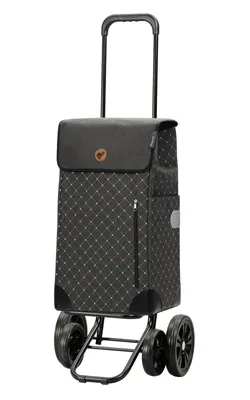 Produktbild von Andersen SHOPPER MANUFAKTUR Einkaufstrolley Quattro Shopper Sofia 43L Anthracite anthrazit 117cm