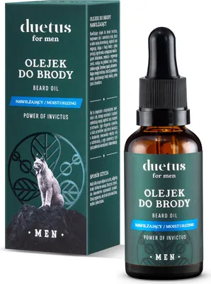 Zdjęcie produktu dla Duetus Olejek do brody for men nawilżający, 30 ml