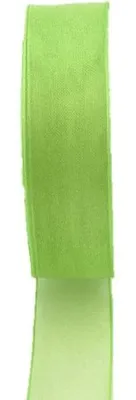 Produktbild von Verzierband OSNA, limettengrün, 50m, 10mm - Organzaband