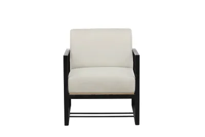 Image de Venture Home Chaise d'accentuation Kansas Blanc cassé