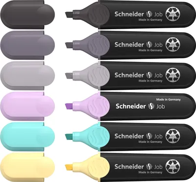 Produktbild von Schneider Job 150 Textmarker (mit Keilspitze für zwei Strichstärken, ausgezeichn