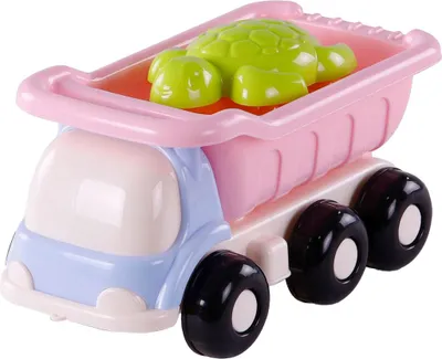 Produktbild von Cavallino Beach KiepWagen mit 4 Sandformen rosa