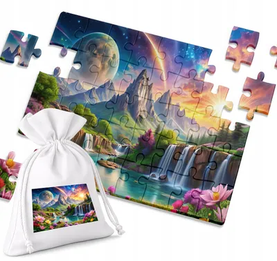 Produktbild von StukanDESIGN Puzzle Magiczny Kolorowy Świat 70 Teile
