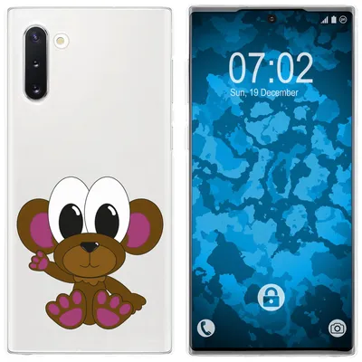 Produktbild von PhoneNatic Case kompatibel mit Samsung Galaxy Note 10 Silikon-Hülle Cutiemals M3