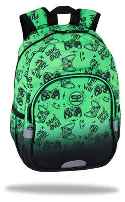Produktbild von CoolPack Toby Kleiner Schulrucksack Game Over GrŸner Farbverlauf