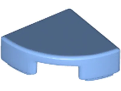 Produktbild von Lego® 1x1 Fliesen Rundecke 25269 - 10 Stück Mittleres Blau