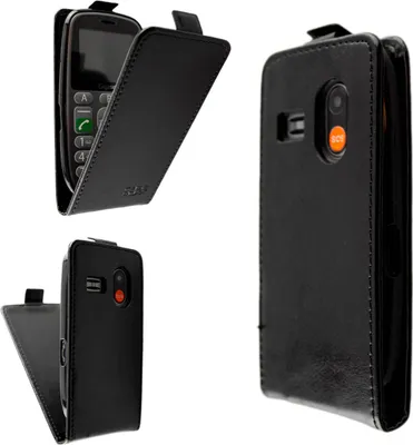 Image de caseroxx Housse de téléphone portable Flip Cover compatible avec Gigaset GL390, étui pour smartphone Flip Cover