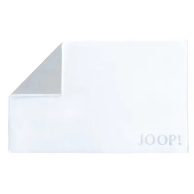 Produktbild von JOOP! Classic Doubleface Badematte Badematte 50/80cm, Farbe weiß/silber