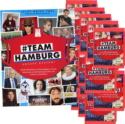 Produktbild von Team Hamburg - Sammelsticker - 1 Album + 20 Tüten