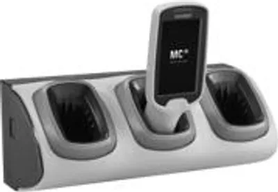 Produktbild von Zebra 3-Slot High Density Locking Cradle - Handheld-Ladestation