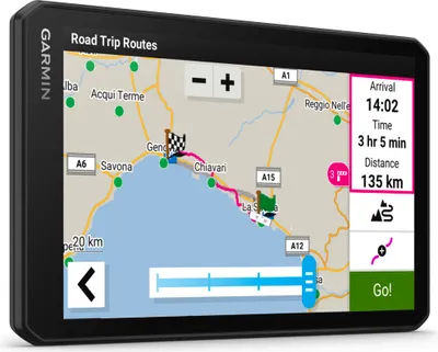 Obrázok produktu pre Garmin CamperCam 795 - 17,8 cm (7 Zoll) - 1024 x 600 Pixel - TFT - 152,4 x 88,9 mm (6 x 3.5 Zoll) - 152 x 89 mm - HDD - Speicherkarte