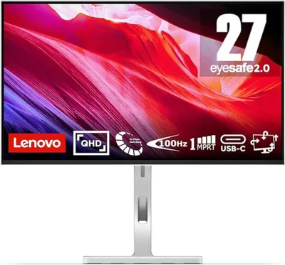 Image de Moniteur Lenovo L27h-4A 27" IPS QHD 100Hz Blanc