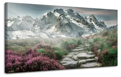Produktbild von Leinwanddruck Natur Bergheide 120x60