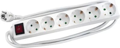 Immagine prodotto di LOGILINK LogiLink LPS202 prolunga di alimentazione 1,5 m 6 prese CA Bianco