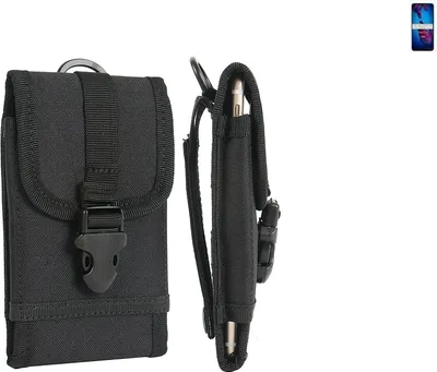Produktbild von K-S-Trade Handyhülle kompatibel mit Huawei P20 Dual-SIM Gürteltasche Holster Handytasche Gürtel Tasche Schutzhülle Robuste Handy Schutz Hülle