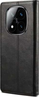 Obrázek produktu pro Lenuo Leather flipové pouzdro Xiaomi Redmi Note 14 Pro černá