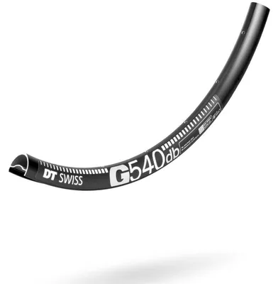 Produktbild von DT Swiss Felge G 540 Disc 28"/700C 28 Loch Schwarz - robuste Gravel-Felge