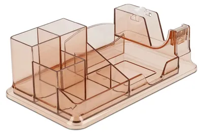 Immagine prodotto di Delock 18341 DELOCK Schreibtisch Organizer transparent / braun