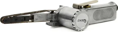 Immagine prodotto di Levigatrice pneumatica a nastro, mini smerigliatrice pneumatica, smerigliatrice ad aria compressa, 10 × 330 mm, 20.000 rpm Geko