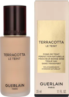 Zdjęcie produktu dla Guerlain Terracotta Le Teint, Buteleczka z pompką, Płynny, Nawilżający, Pouczający, Odcień light skin, Neutralny, Beżowy