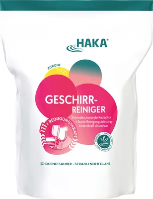 Produktbild von HAKA Geschirrreiniger 2kg wirksam gegen hartnäckige Verschmutzungen ab 50°C