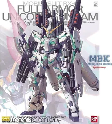 Produktbild von BANDAI BAN5061589 MG RX-0 Full Armor Unicorn Gundam Ver.Ka 21 cm