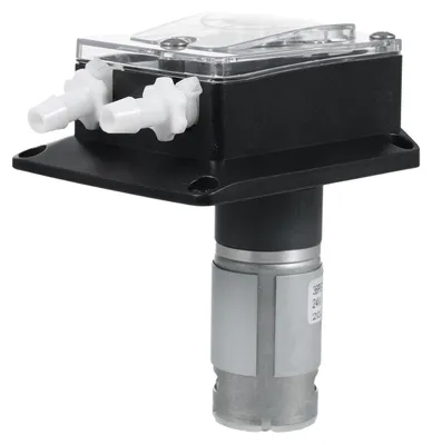 Obrázek produktu pro GROTHEN DC 24V peristaltická pumpa, dávkovací pumpa pro kapaliny s vysokým průtokem (1500 ml/min), 2 válečky s potravinářským průhledným silikonovým hadičkou pro akvária, laboratoře, chemické analýzy a dávkování přísad