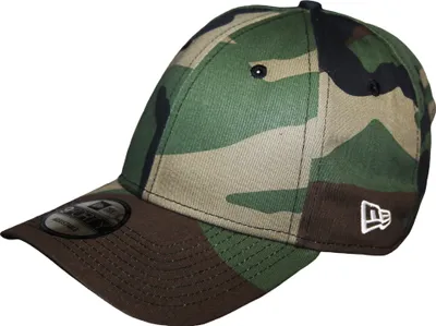 Image de New Era Casquette de baseball unie 9FORTY RW7730 (taille unique) (Camouflage vert forêt)