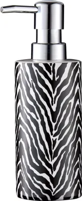 Produktbild von Kleine Wolke Seifenspender ZEBRA Schwarz-Weiß