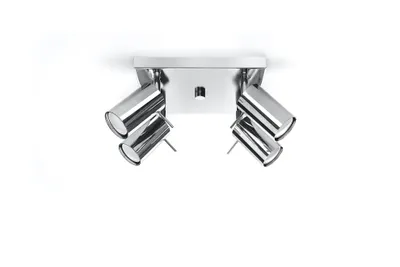 Immagine prodotto di Lampada da soffitto RING 4 cromo 4xGU10 10W acciaio 16x25x25cm Sollux Lighting