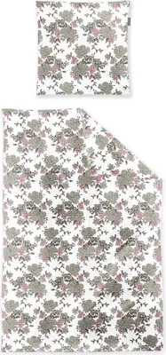 Produktbild von Irisette Seersucker Bettwäsche-Garnitur Easy-HK 8618 Farbe grau Größe 155x220+80x80