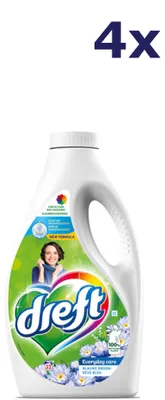 Produktbild von 4x Dreft Flüssig - 32sc1,6 l - Blauer Traum Waschmittel