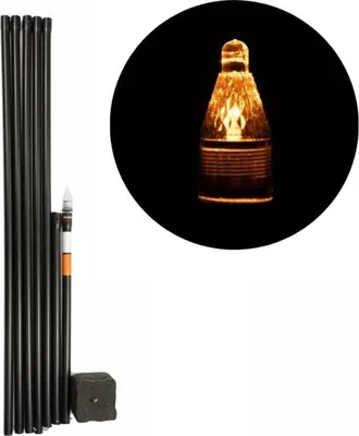 Produktbild von Undercarp Stangenboje 6m inkl. Gewicht & Beleuchtungsdiode Gelb
