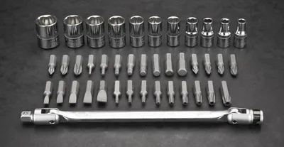 Produktbild von 1/4-Zoll-Steckschlüsselsatz, 41-teilig – T N08-603