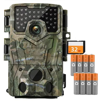 Produktbild von Wildkamera - Jagdkamera - 36 MP - 4K-Video - 5,1-cm-Farbdisplay - 0,3 s Auslösezeit - 18 m Erfassungsreichweite - IP66-wasserdicht