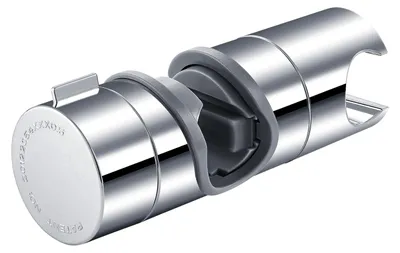 Produktbild von Brausehalterung Handbrausehalter Universal - Höhenverstellbar - 360 Grad drehbar - Verchromt - Für Duschstangen 19-25 mm