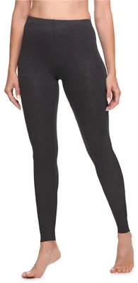 Produktbild von Ladeheid Damen Lange Leggings aus Viskose LA40-201(Dunkelmelange, 34)