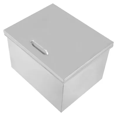 Produktbild von Einbau-Eisbehälter - Drop-in Eisbox für Theke - Edelstahl - Schwer belastbar - Für Bar und Außenküche - 51x41x33 cm